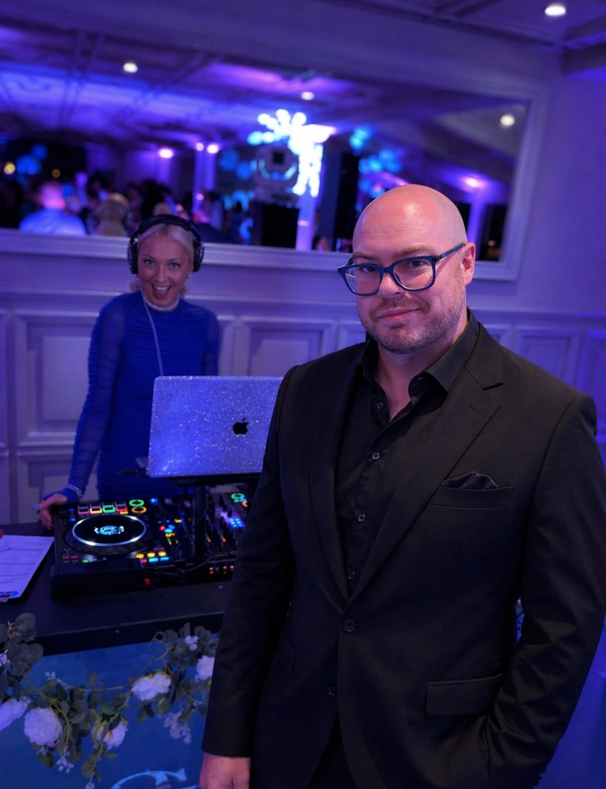 Anthony DeStefano at Hotel du Village wedding