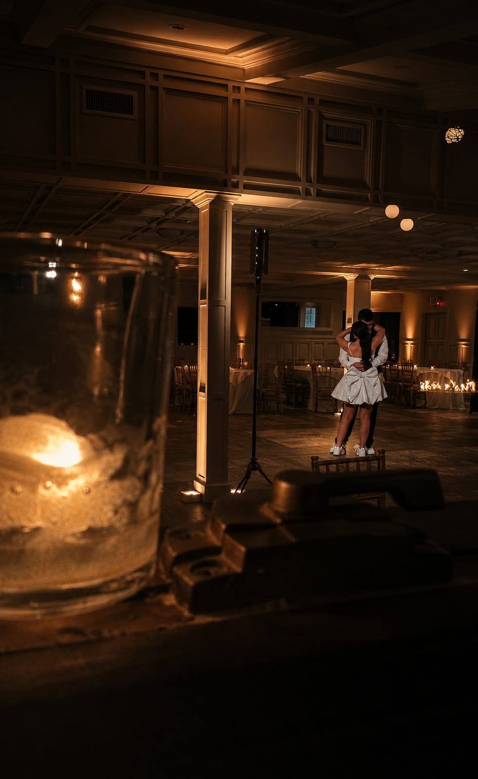 A private last dance at Hotel du Village — the kind of intimate moment the Planning Portal helps you curate