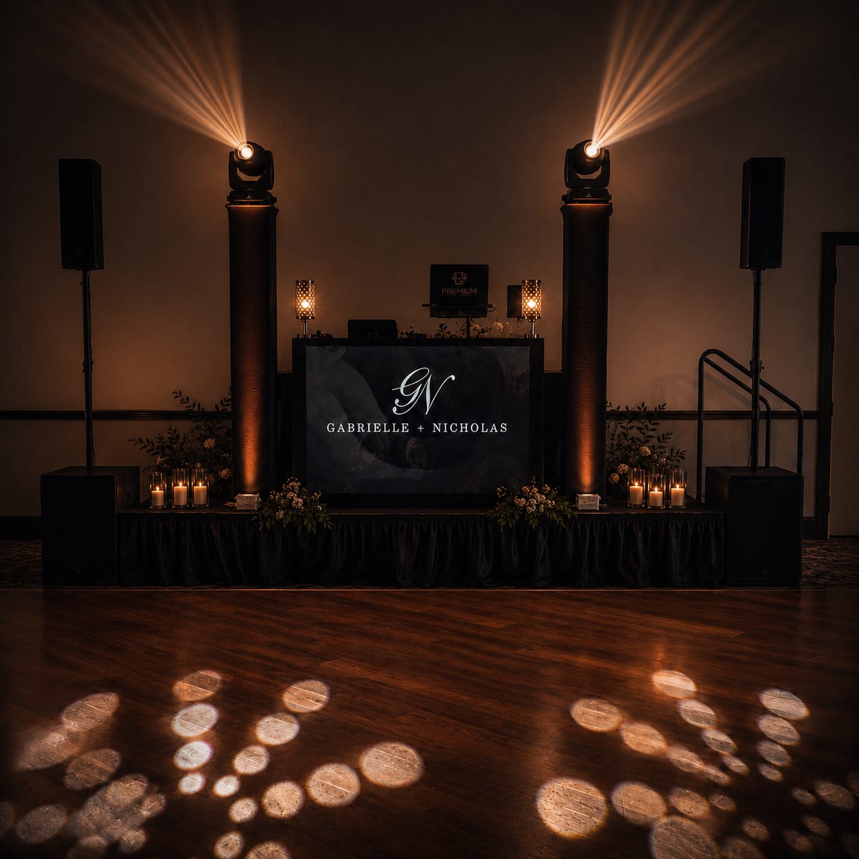 High end polished wedding presentation