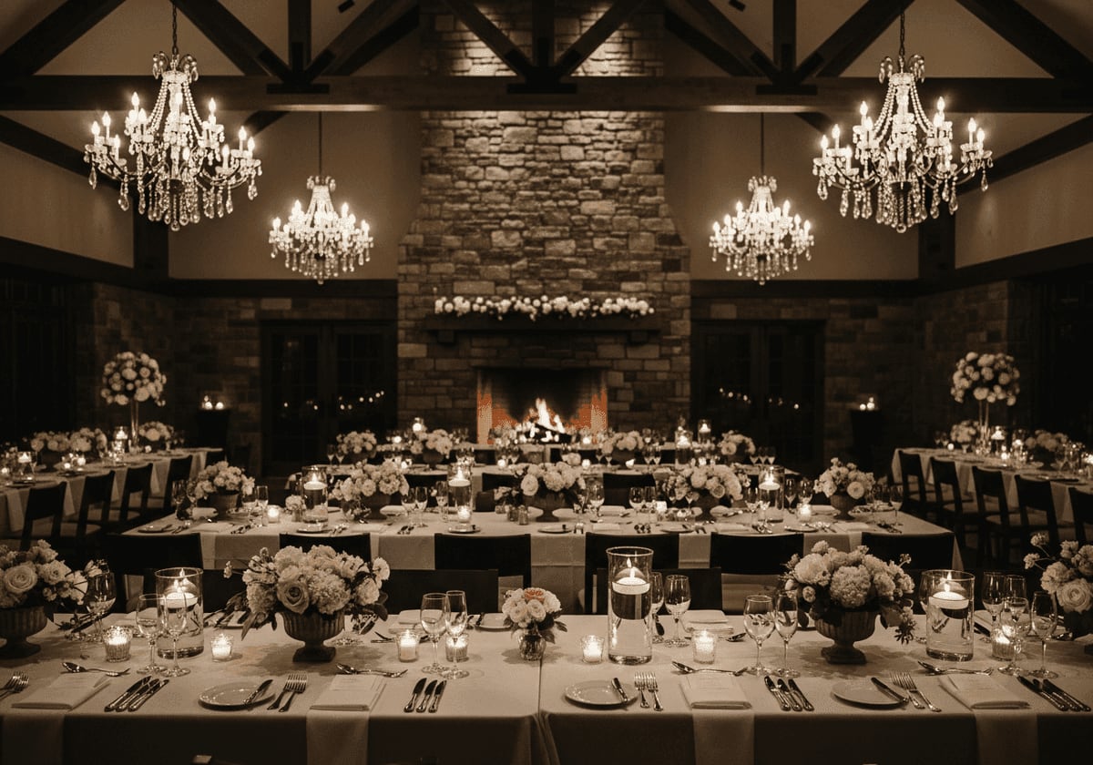 Premium Entertainment performing at a Pocono Mountains wedding venue
