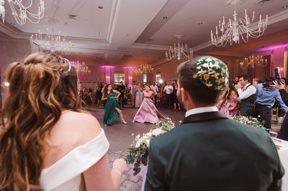 Grand Cascades Lodge reception dance floor