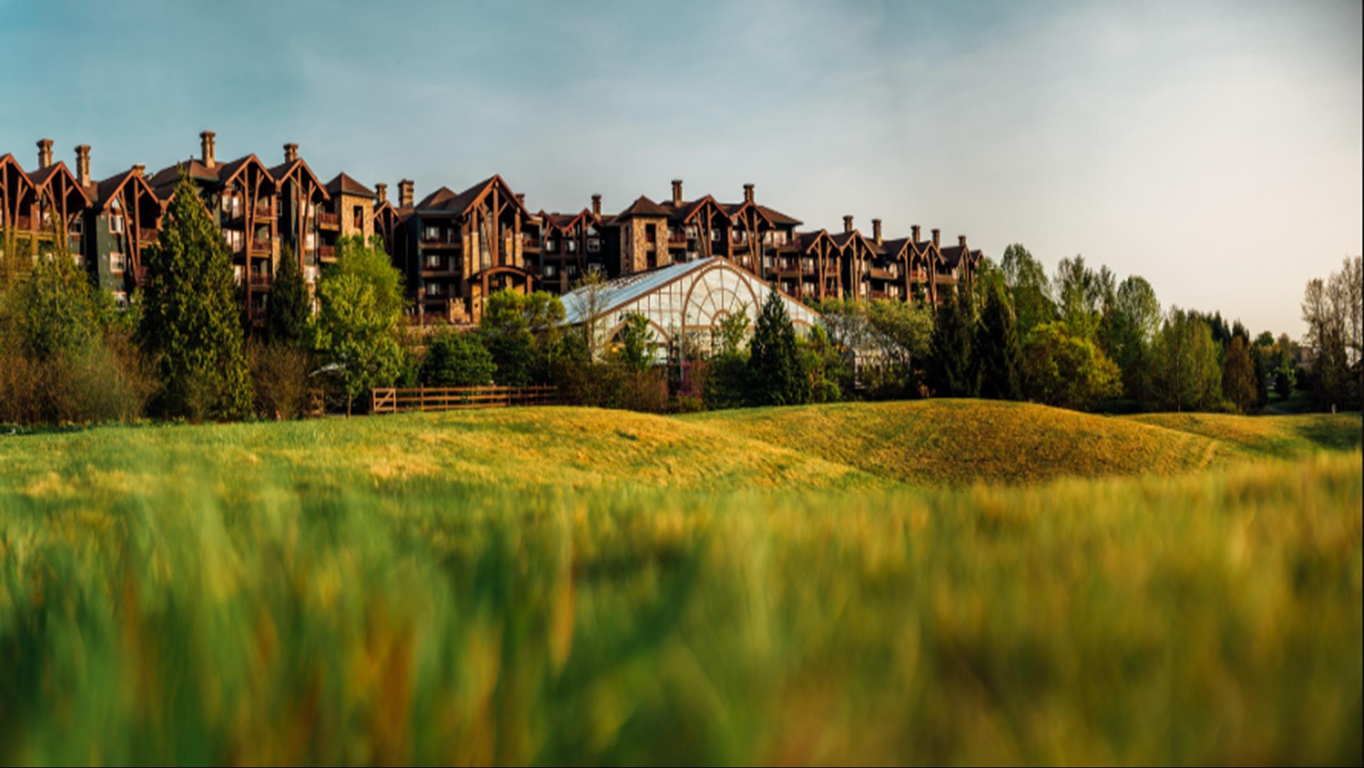 Grand Cascades Lodge at Crystal Springs Resort — AAA Four-Diamond luxury mountain resort wedding venue in Hamburg, NJ