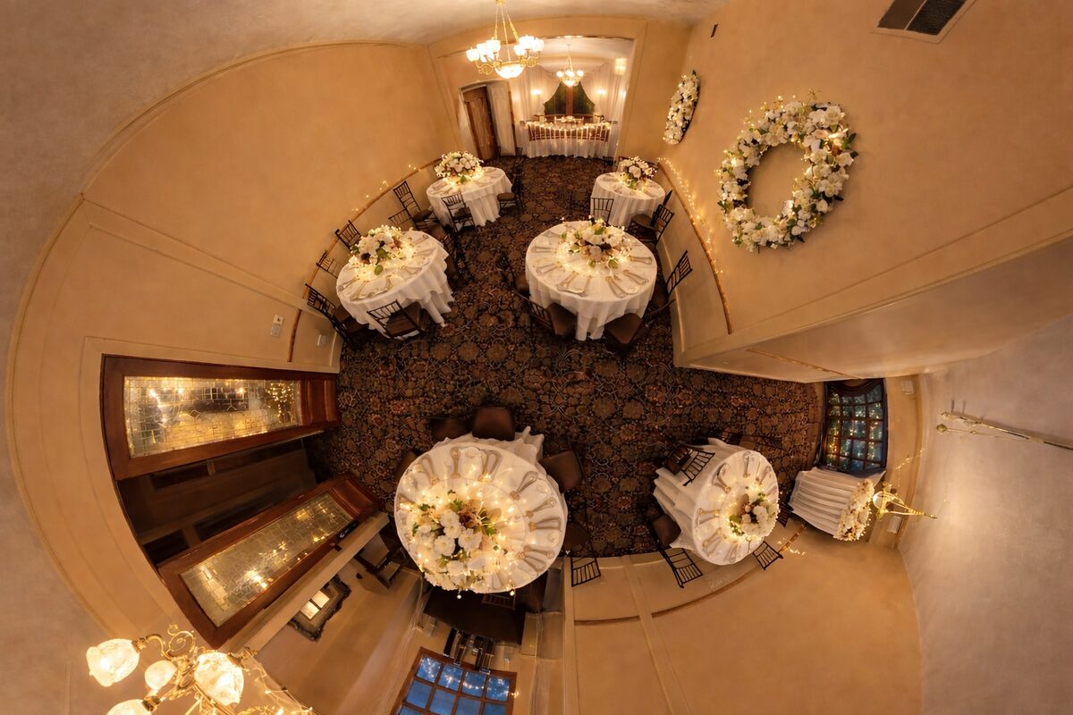 Auradell intimate reception moment